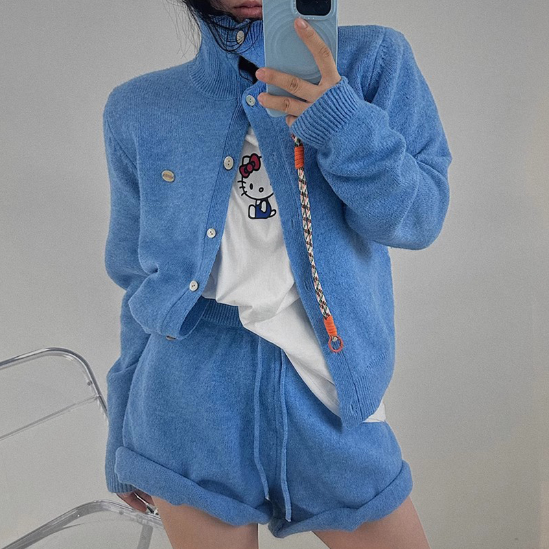 Winter Clothing Korea - Korean chic autumn retro letter labeled