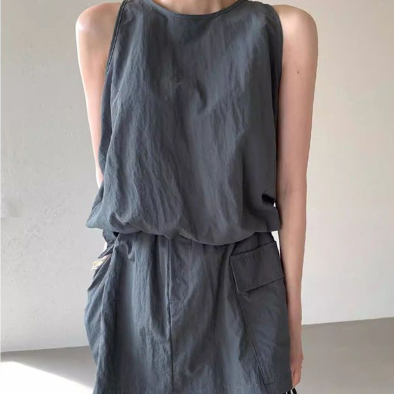 Winter Clothing Korea - 2025 Summer French Elegant Solid Color