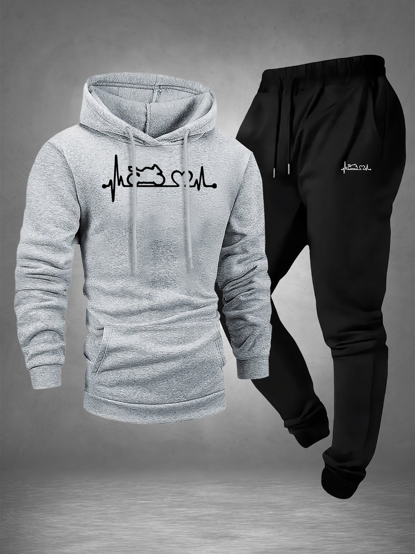 Men 2‑Piece Motorcycle Heartbe - Winter Wear Clothes recension och pris