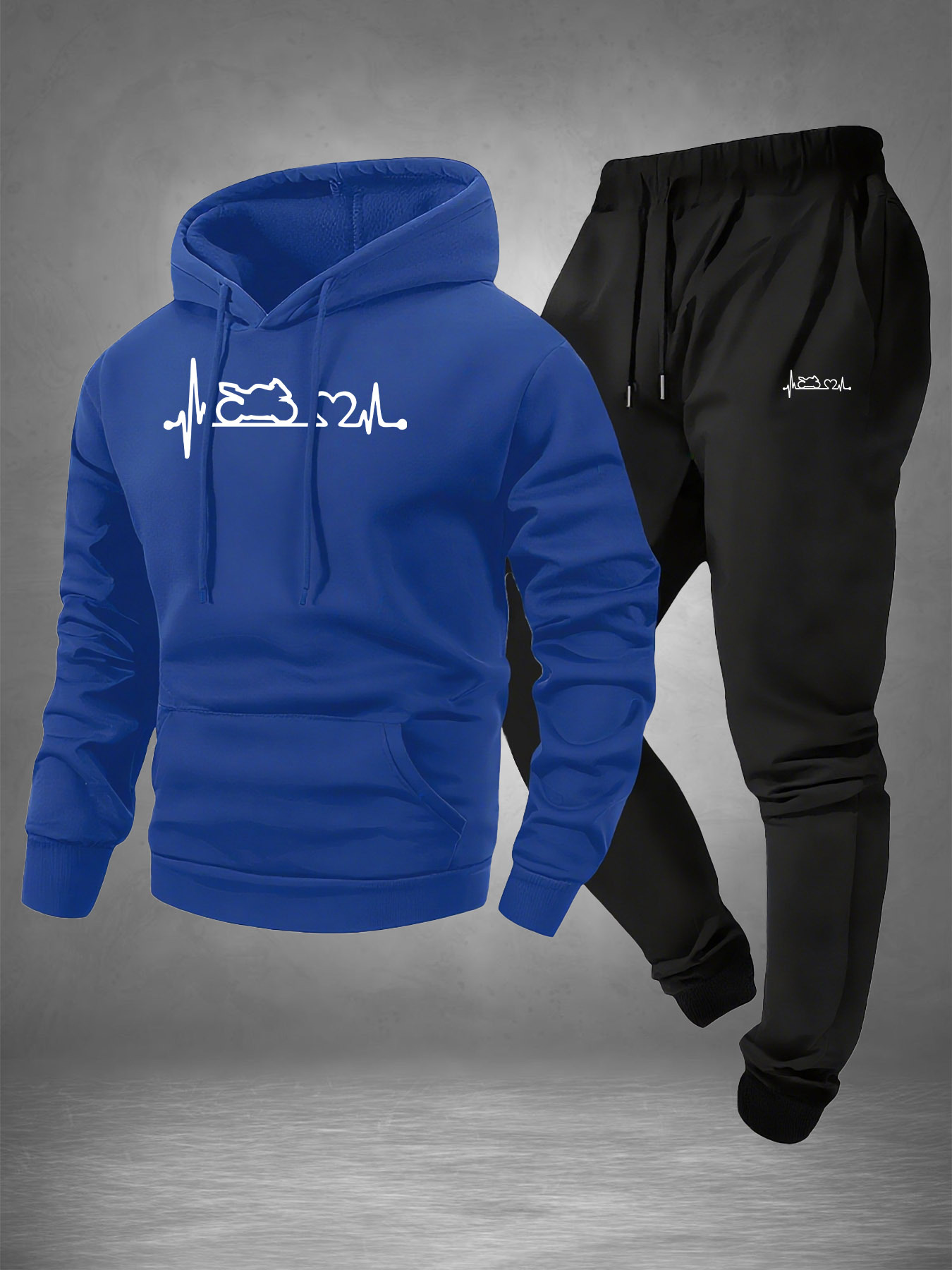 Men 2‑Piece Motorcycle Heartbe - Winter Wear Clothes recension och pris