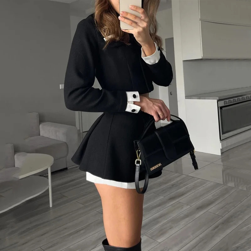 TARUXY Tweed Shorts Skirt Two  - Winter Wear Clothes recension och pris
