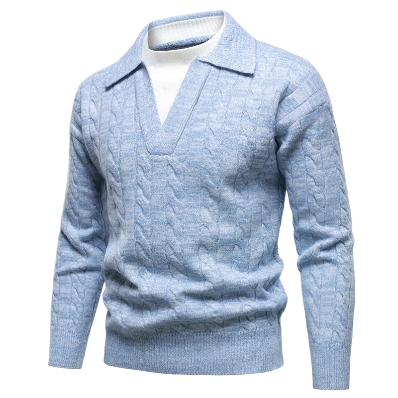 British Style Henry V-Neck Swe - Wool Blend Coat recension och pris