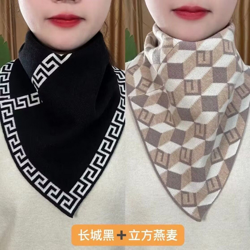 Winter New Triangle Neck Thick - Winter Clothing Korea recension och pris