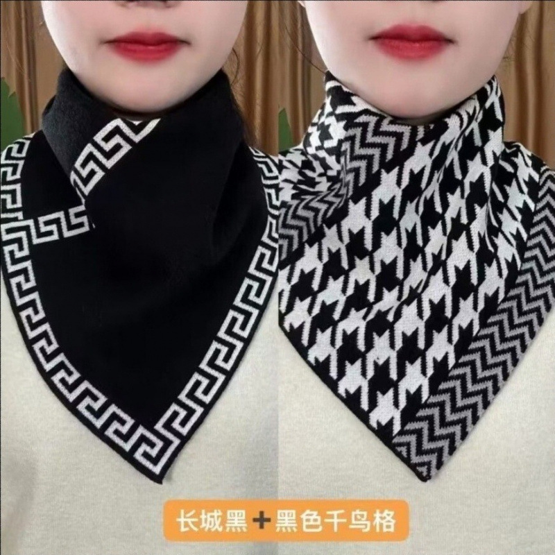 Winter New Triangle Neck Thick - Winter Clothing Korea recension och pris