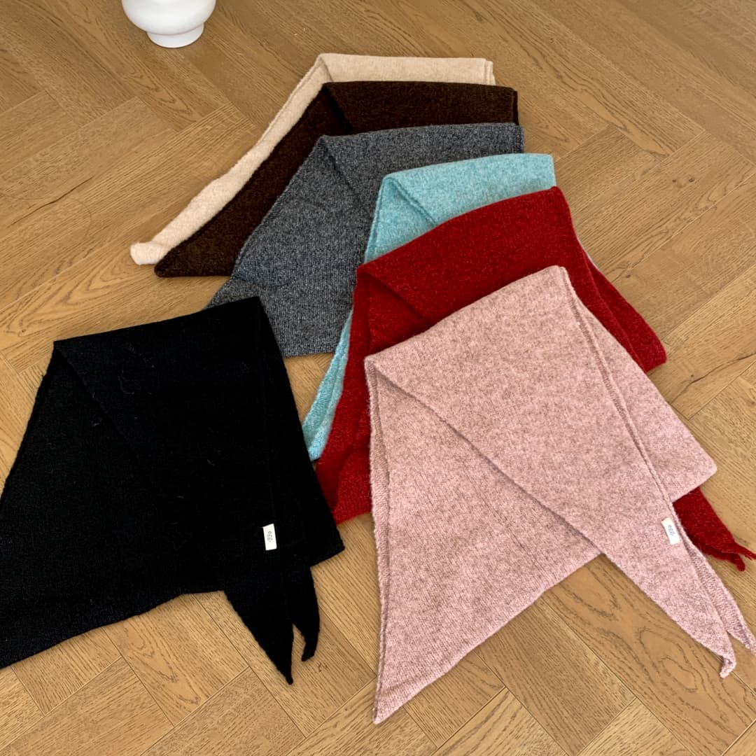 2026 NEW Korean Triangle Scarf - Winter Clothing Korea recension och pris
