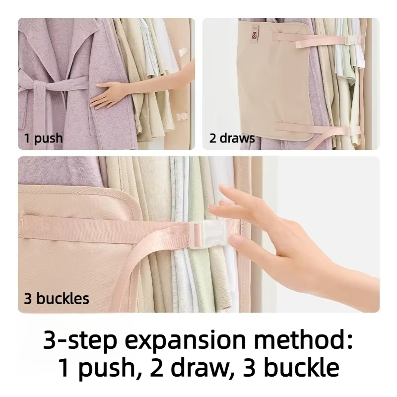 Wardrobe Compression Hanging B - Winter Clothing Organizer recension och pris
