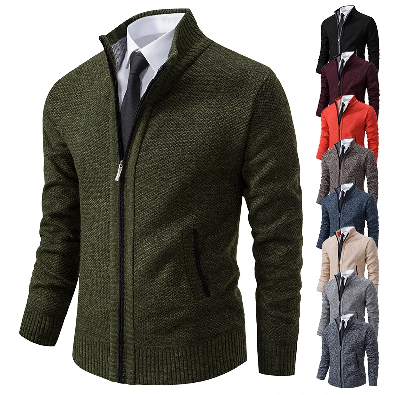 Autumn Winter New Jersey Men's - Wool Blend Coat recension och pris