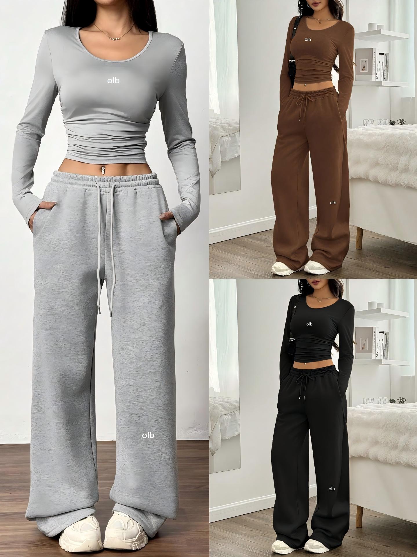 Fashion women's casual wide le - Winter Clothing Color recension och pris
