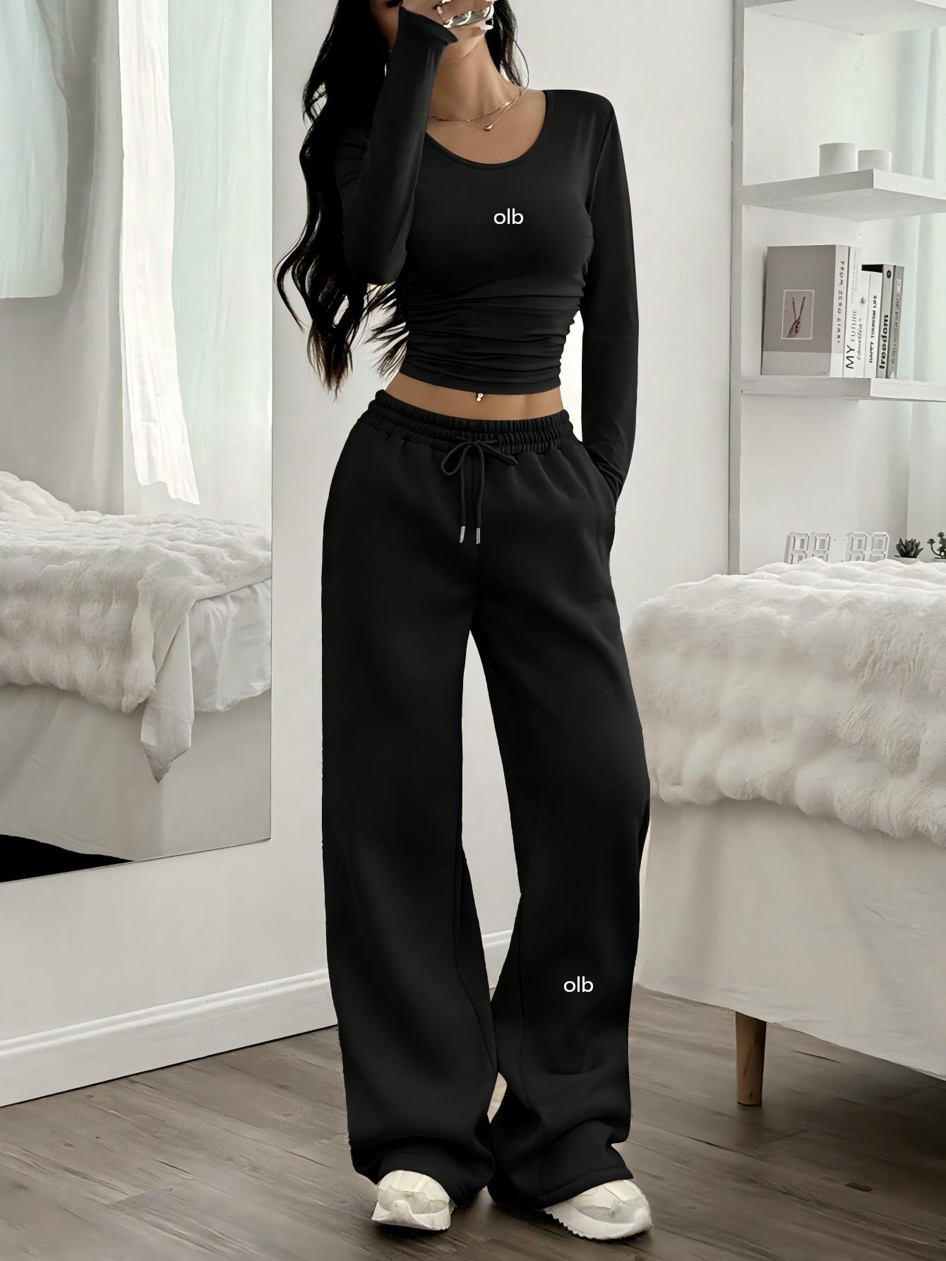 Fashion women's casual wide le - Winter Clothing Color recension och pris