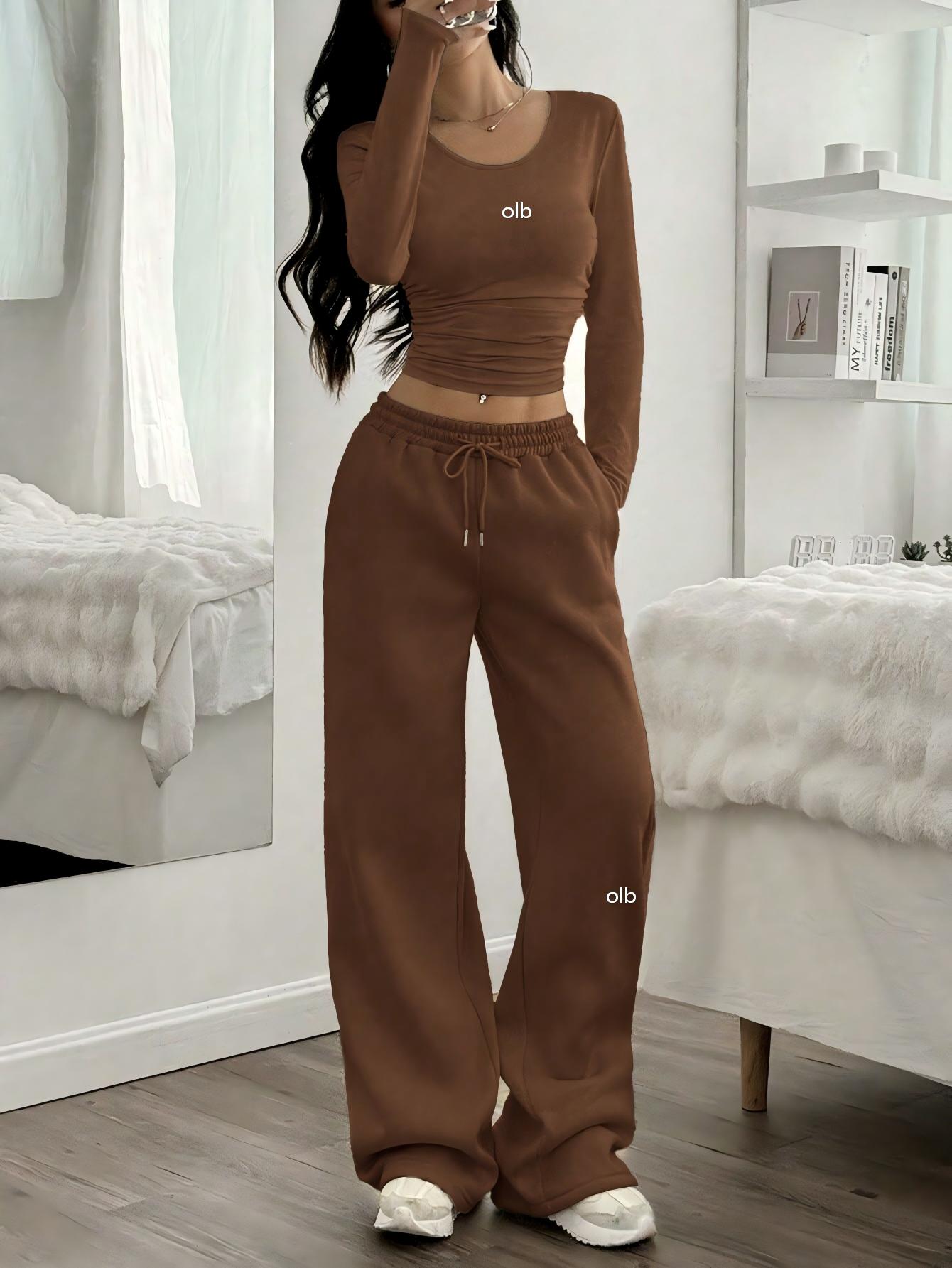 Fashion women's casual wide le - Winter Clothing Color recension och pris