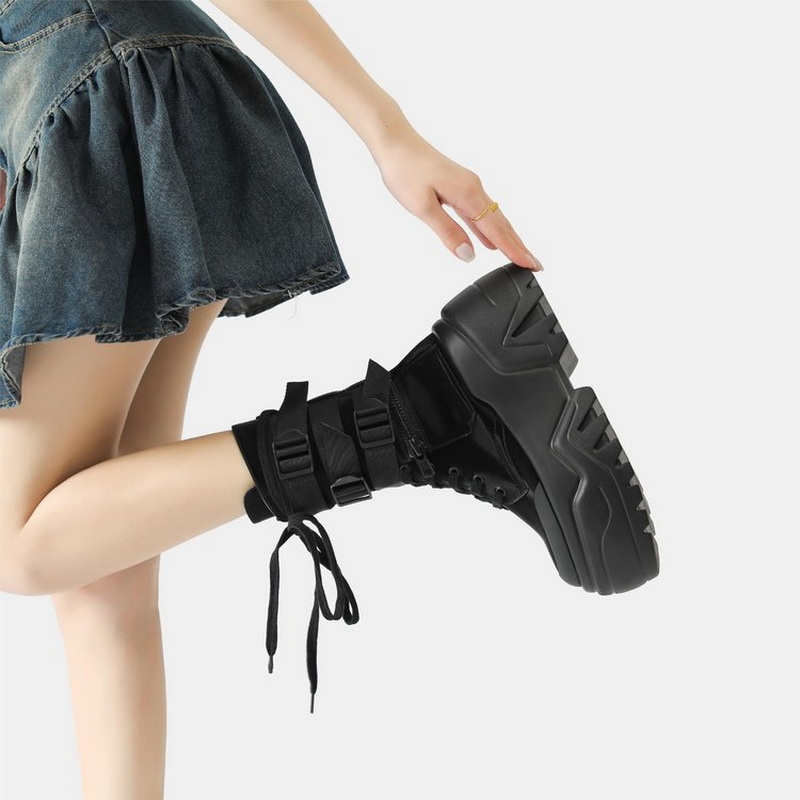 Hot Fashion Women Chunky Platf - Winter Clothing Korea recension och pris
