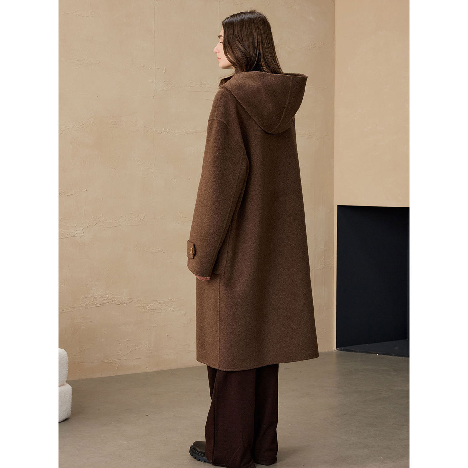 Allingentle Women's Blazer Woo - Wool Blend Coat recension och pris