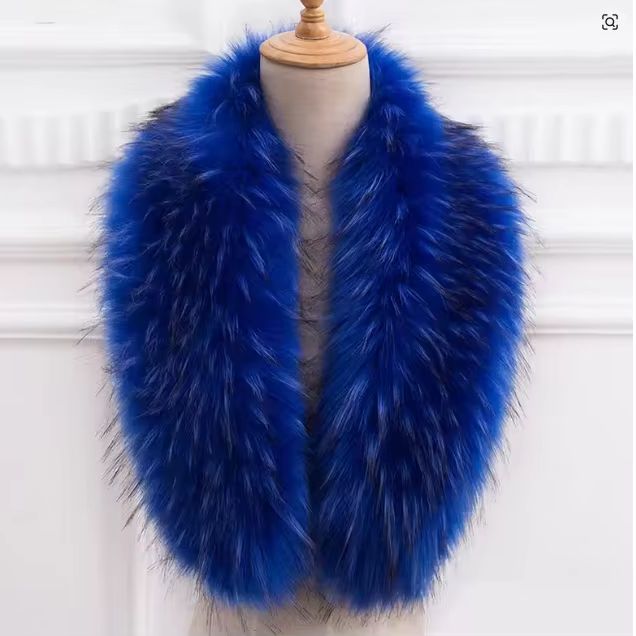 Natural Fur Collar Real raccoo - Winter Clothing Color recension och pris