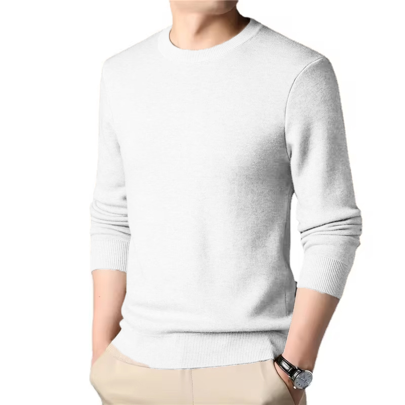 Men's Solid Color Knitted Pull - Wool Blend Coat recension och pris