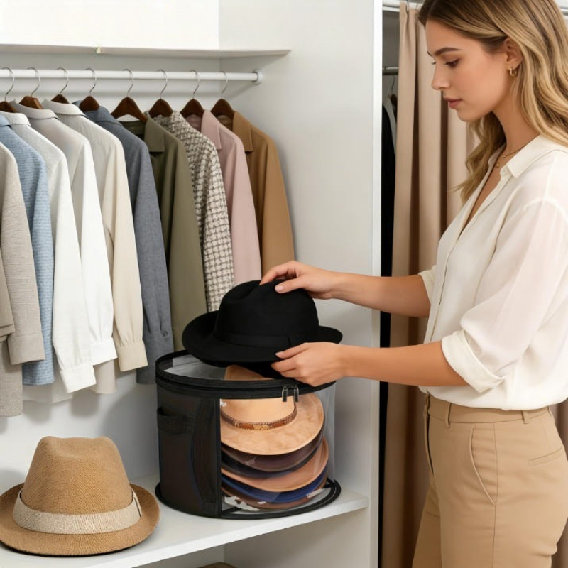 Winter Hat Storage Bucket Clot - Winter Clothing Organizer recension och pris