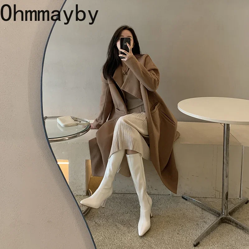 Winter Women Long Boots Fashio - Winter Clothing Korea recension och pris