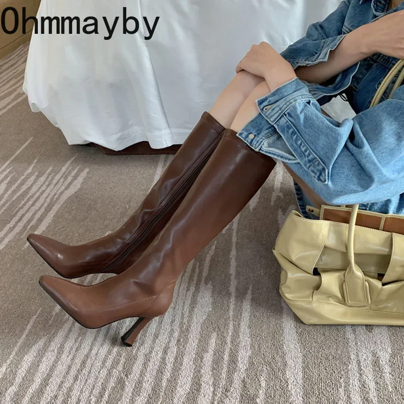 Winter Women Long Boots Fashio - Winter Clothing Korea recension och pris