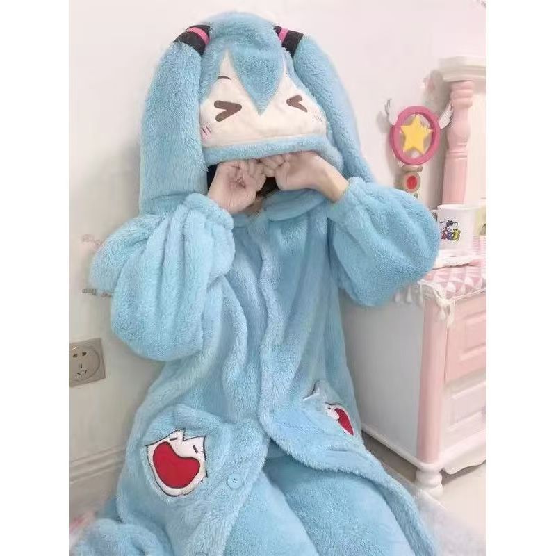 Miku Anime Pajamas Cute Winter - Winter Clothing Korea recension och pris