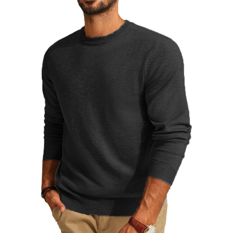 Men's Long Sleeve Sweaters Cre - Wool Blend Coat recension och pris