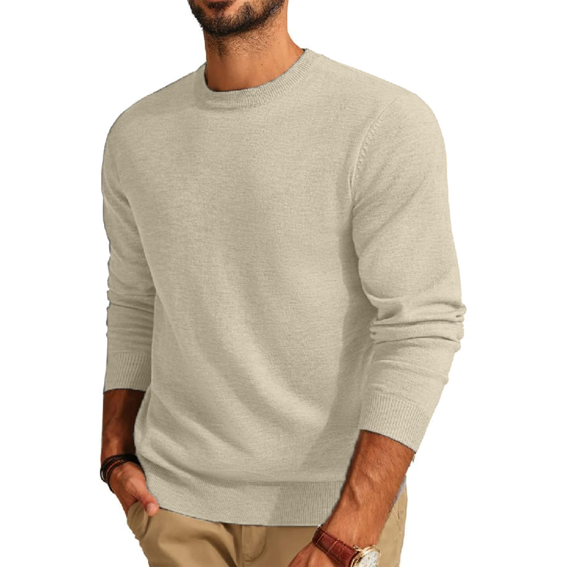 Men's Long Sleeve Sweaters Cre - Wool Blend Coat recension och pris