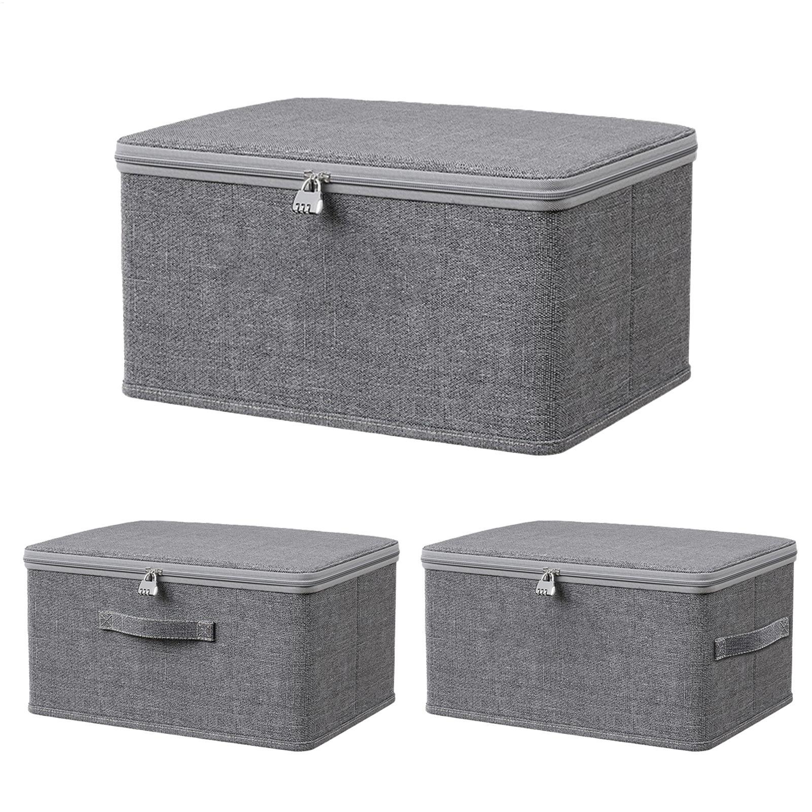 Lockable Storage Box with Lid  - Winter Clothing Organizer recension och pris