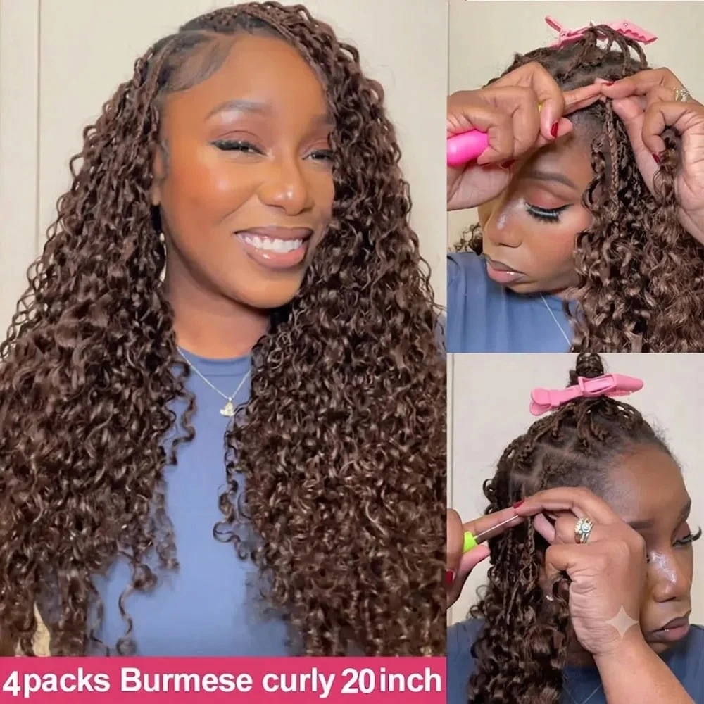 Body Wave Crochet Human Hair B - Winter Clothing Bundle recension och pris