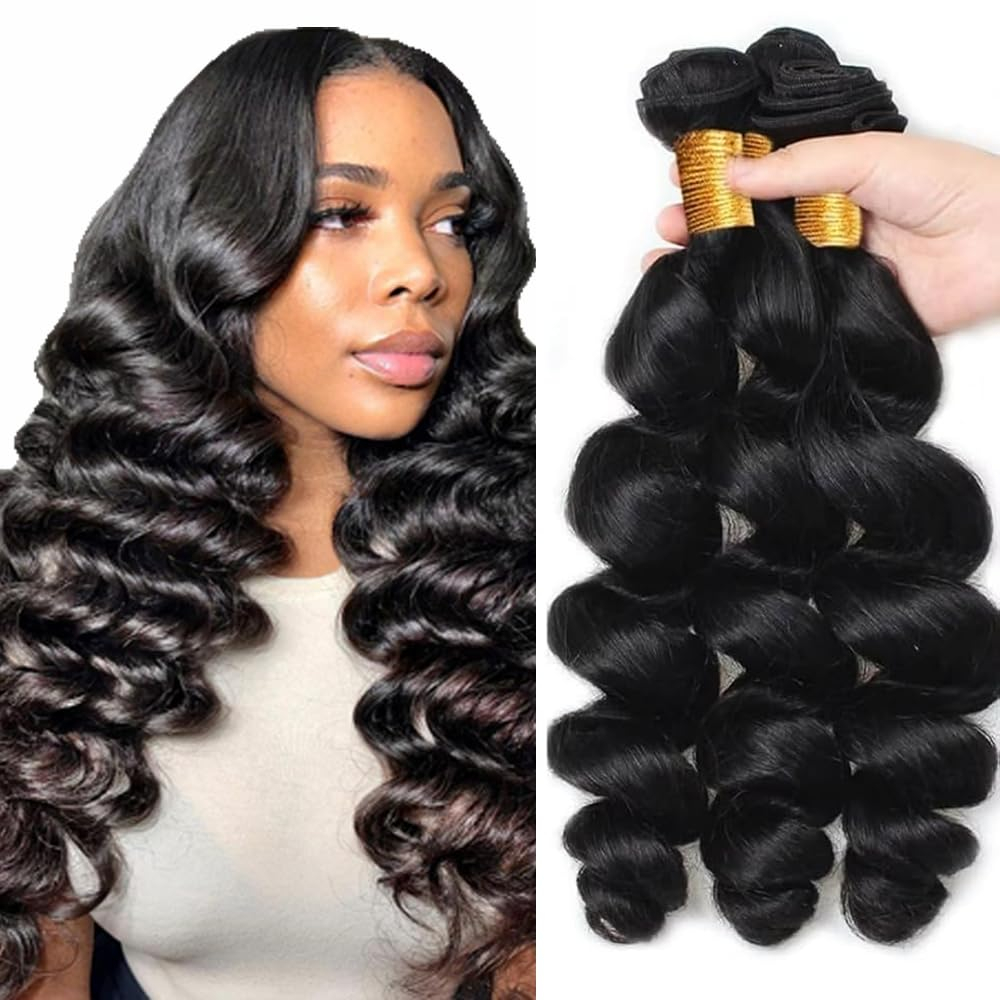 34 36 38 40 Inch Loose Wave Bu - Winter Clothing Bundle recension och pris